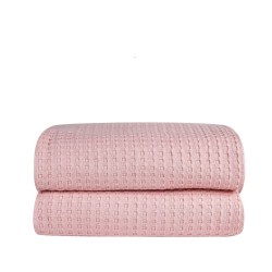 SOHO 140  ΚΟΥΒΕΡΤΑ ΜΟΝΗ ΒΑΜΒΑΚΕΡΗ  WAFFLE SOHO 140  ΚΟΥΒΕΡΤΑ ΜΟΝΗ ΒΑΜΒΑΚΕΡΗ  WAFFLE