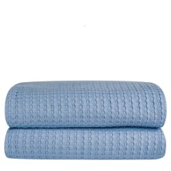 SOHO 4519 ΚΟΥΒΕΡΤΑ ΜΟΝΗ ΒΑΜΒΑΚΕΡΗ  WAFFLE SOHO 4519 ΚΟΥΒΕΡΤΑ ΜΟΝΗ ΒΑΜΒΑΚΕΡΗ  WAFFLE